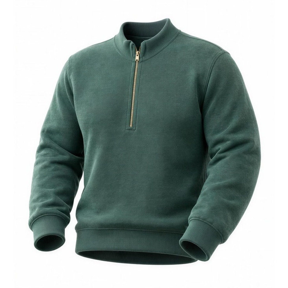 Tommy Bahama Sweater Mens Size Medium‎ Green Blue Reversible 1/4 Zip Pullover